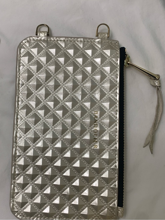 Bandolier Accessories - Bandolier Sheila Pyramid Quilted Pouch and Gold Wristlet Chain